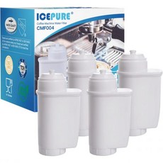 ICEPURE Icepure TÜV SÜD 인증 전자동 커피 머신 정수 필터 교체 Sie남성 EQ6 EQ9 S700 EQ500 TZ70003 Brita Intenza 57549, 4 Stuck (1er Pack)