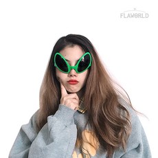 플라월드 외계인 선글라스 왹져 사이파이 안경