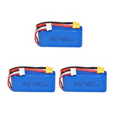 3s Lipo 배터리 XK X450 FPV RC 드론용 예비 부품 11.1V 1300mAh 충전식 XT30 Wltoys, 3개