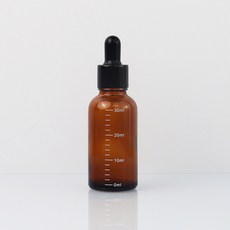 체중계 시약용 눈금 스포이드 병 아이드롭 앰버 유리 아로마 테라피 액체 피펫 리필 가능 5ml 100ml, 5) 30ml - glass, 1개