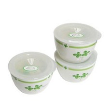 유-마켓몰_철기아트 크로버젠 반찬통 3단 (소) 밀폐용기 그릇-zxlkj;vsr-d, !단일상품★입니다