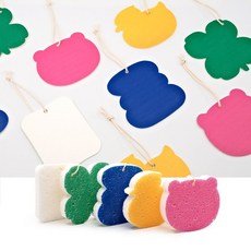 [5개묶음] 제로웨이스트 압축형 셀룰로이스 천연수세미 su0*72888pG