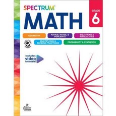 Spectrum Math Workbook Grade 6, Spectrum, Carson Dellosa Edu..