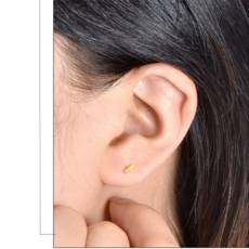 링모양24k귀걸이