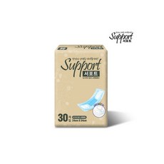 성인용 속기저귀 슬림패드 남녀공용 일자형30매X1팩 서포트, 서포트 성인용 속기저귀 슬림패드 남녀공용 일자형30매X