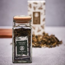 약초밭아낙네 어린잎 개똥쑥 수제발효차 25g 유리병 1개, 포장없음, 1개입