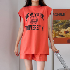 민소매반바지세트