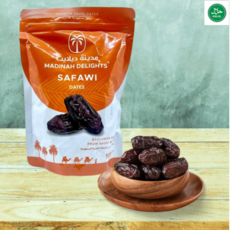 Safawi Dates from Madinah Delights Saudi Arabia 사우디 아라비아 마디나 딜라이트 사파위 대추야자, 1개, 500g