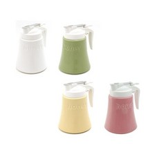 자체브랜드 허니 디스펜서 도자기 꿀보관 시럽용기 340ml, 1개
