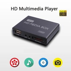 플레이어 SD 미니 박스 센터 USB 1080P HDMI 비디오 미디어 모니터용 HD 미디어 MMC VGA 멀티미디어 플레이어 H264 TV HDD AV 풀, US Plug, 1) US Plug - 유니콘멀티미디어플레이어