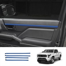 도요타 타코마 2024 2025 ABS 문짝 상단 장식 스트립 문짝 팔걸이 핸들 문짝 그릇 내부 패널 장식 악세사리