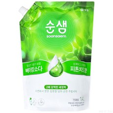 순샘 베이킹소다 피톤치드향 리필 세제, 1.4L, 2개