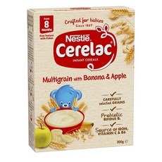 Nestle CERELAC 네슬레 세렐락 멀티그레인 위드 바나나 앤 애플 베이비 시리얼 스테이지 3 200g x2개