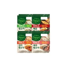 CJ제일제당CJ비비고 왕교자455g x2봉+김치왕교자420g x2봉+새우왕교자 315g x2봉+매운왕교자 385g x2봉, CJ비비고 왕교자455g x2봉+김치왕교자420g x2, 1개