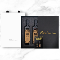 선물세트 [Real] 블랙페퍼 액상후추+액상후추+쇼핑백 SET, 1개, 500g