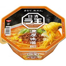 12개세트 일본 라멘 닛신 라오 컵라면 농후 미소된장 컵라면 한박스