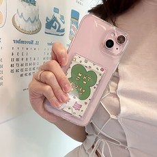 아이폰15 슬림슬롯 카드케이스 프로 프로맥스 플러스 투명 스마트폰 케이스