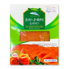 플러스 냉동 훈제 연어 슬라이스 200g, 1, 상세페이지 참조