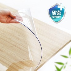 고리아 맞춤 식탁매트 유리대용 pvc 투명 고무 비닐 책상 선반 미니 보 깔개