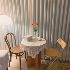 레이스자수식탁러너