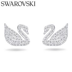 스와로브스키백조귀걸이