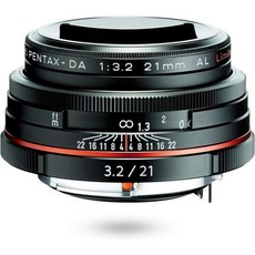 Pentax 펜탁스 21mmF 32 HD DAAL LIMITED21mm 렌즈, black (black 19-3911tcx)_薄型広角単 - 펜탁스카메라