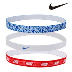 로하스_lohasshop_나이키 PRINTED HEADBANDS 3PK AC9728-495 헤어띠 스포츠헤어띠 레저헤어띠 운동헤어띠 러닝헤어띠 런닝헤어띠 머리띠 헤어머리띠 스포츠머, 옵션없는품목입니다
