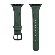 로이드 [애플워치 호환 38 40mm] 헌터 프리미엄 블랙커넥터 가죽스트랩 LL2S21603PBM, 대표이미지