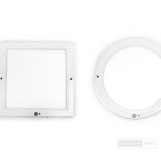 BLOOMINGDEAL 장수LED센서등기구20W 전구색전구 LED전구 LED램프 가정용램프고효율LED 거실조명, 사각, 1개