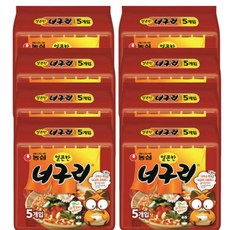 농심 너구리 얼큰한맛 120g X 40봉, 단품