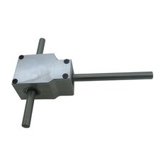 베벨기어박스 T형 정밀 직각 감속기 출력 정류자 샤프트 수직 리버스 조향 8mm 10mm, 축외경 10mm, 1개
