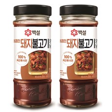 백설 매콤한 돼지 불고기 양념, 500g, 2개 500g, 2개