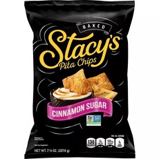 [미국직배송]스테이시 시나몬 슈가 피타칩 207.8g Stacy's Cinnamon Sugar Pita Chips