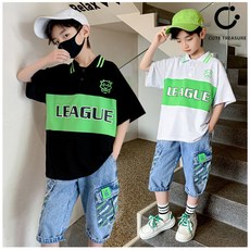 폴로보이즈데님셔츠
