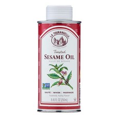 La Tourangelle Toasted Sesame Oil Great for Cook La Tourangelle 구운 참기름 요리에 적합 국수 볶음 야채 비네그레트, Toasted Sesame_8.45 Fl Oz, 1개, 250ml