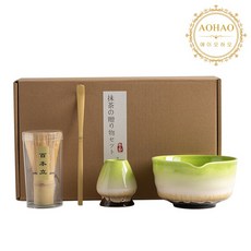 AOHAO Matcha whisk 말차도구 2/4/7 PCS 세트 차선, 1개, 그러데이션