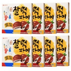 롯데제과 찰떡파이 350g 8개(1박스) -