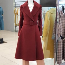 린(LYNN) {LYNN}(L362) 허리 벨트 모직 코트_LCHCJL0100 NC