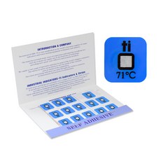 써머라벨 71도 1개 온도측정라벨/식판온도측정지