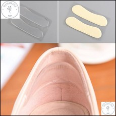 발보호대 밴드 NO 여성 구두 뒷꿈치 보호패드 발보호쿠션 뒤꿈치패드, 1개, 투명(실리콘)
