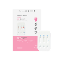 큐체크 질편한 3in1 질염 테스트기 (1개입), #000000