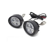 지노기업/LED 라이트/12V/24V/오토바이/트럭/유니버설/4구/85V/24W/4발/1조/선박/화물차/다용도/안개등/겸용/보트/대형트럭/전조등/스포트/집중형/램프/후진, 1개