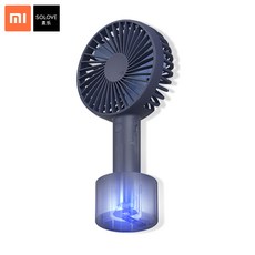 샤오미 SOLOVE 휴대용 미니 선풍기 N9Pro USB 무선충전 최대 8시간 사용가능, 블루, 모델