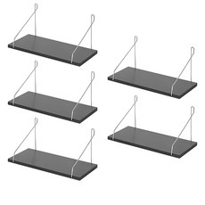 벽선반 못없이 설치하는 무타공 벽걸이선반 5개세트