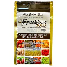 엑스칼리버골드 30g 종자소독 씨마늘소독 뿌리발근 발근촉진 미생물제재, 1개, 0.03kg