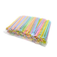 스푼슬러시빨대 파스텔 20cm 500개입, 3500개, 1개
