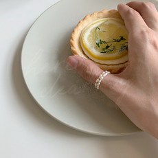 천연담수진주비즈반지