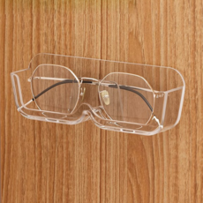 하피디코 벽걸이 부착 안경 거치대 보관 걸이 1세트, 2개, 투명
