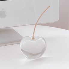 투명한 체리 문진 오브제 : 믹스쳐샵, 레드