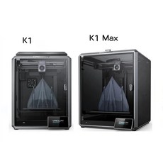 프린터기 CREALITY K1 MAX 고속 3D 초고속 인쇄 다목적 AI 라이더 듀얼 기어 직접 압출기 600 mmS, 2)K1 MAX